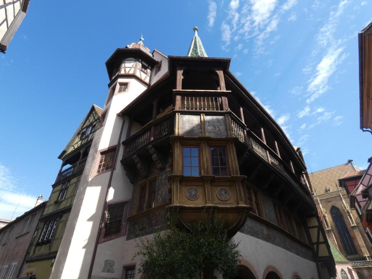 Gite Les Combles Du Bonheur Colmar Exteriör bild